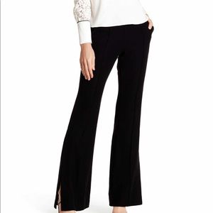 ABS by Allen Schwartz Pintuck Flared Slit Pant